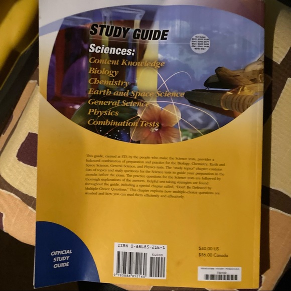 Book-Praxis Science Study Guide - Picture 2 of 2